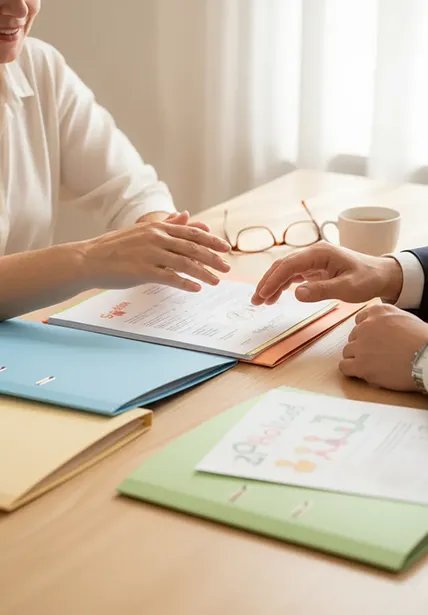 Anmeldung bei Kindergärten und Schulen