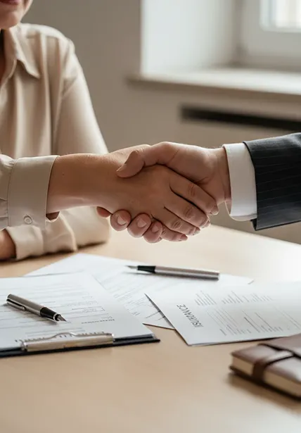 Unterstützung beim Abschließen wichtiger Versicherungen